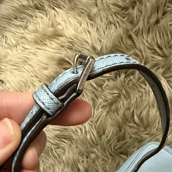 Michael Kors Sky Blue Crossbody Bag - Picture 8 of 15